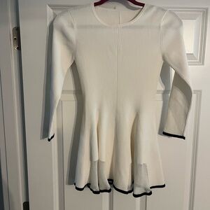 By Malene Birger Cream and Black Tunic